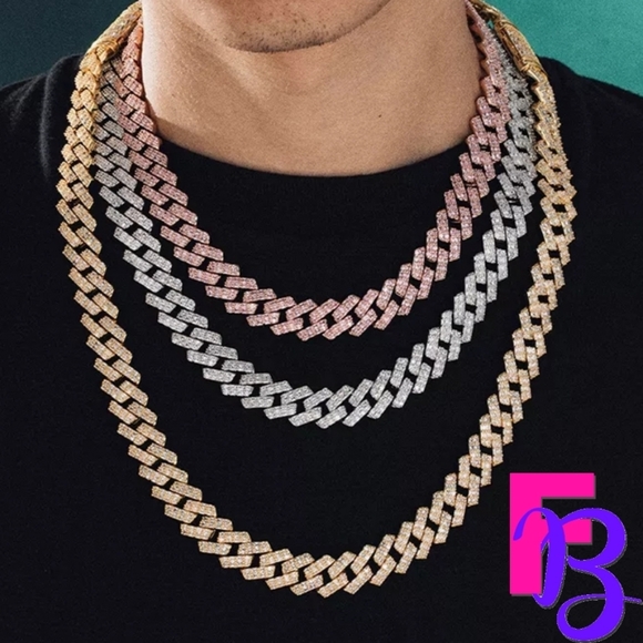 *NEW!* 13MM Iced Miami Cuban Chain - Picture 8 of 13